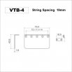 Gotoh VTB-4-RLC 4string  Bass bridge AC
