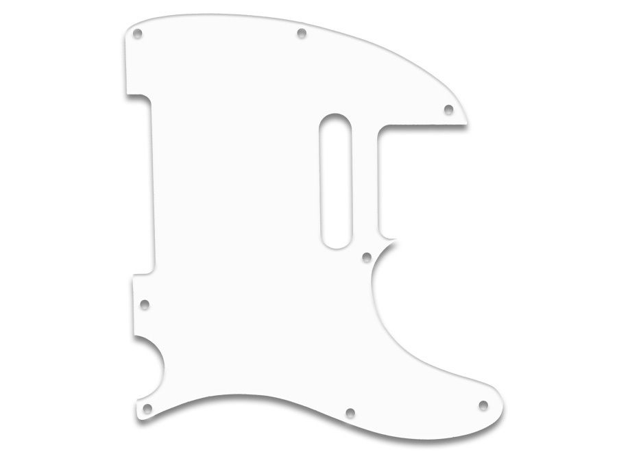 KRC TE300 WH pickguard bílý