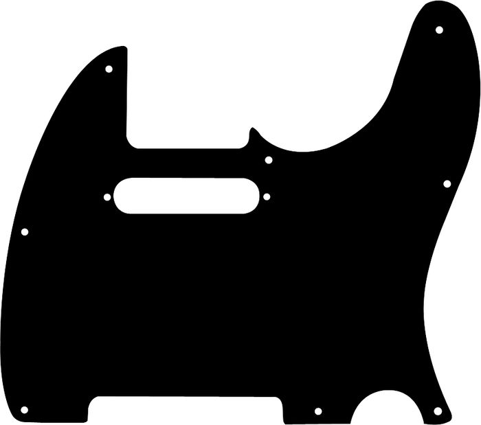 KRC TE300  BK pickguard černý