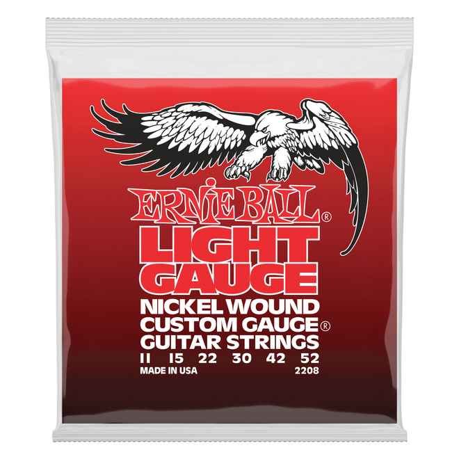 Ernie Ball 2208 Light Electric Nickel Wound .011 - .052 w/ wound G