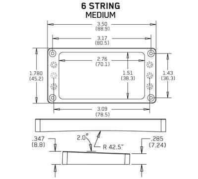 EMG Mount.Ring Arched medium IV