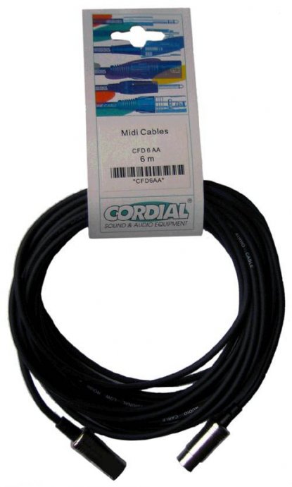 Cordial CFD 0,9AA MIDI BK