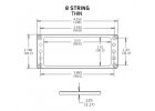 EMG Mount.Ring Flat 8 nízký BK