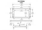 EMG Mount.Ring Arched nízký BK