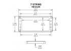 EMG Mount.Ring Flat 7 medium BK