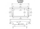 EMG Mount.Ring Arched medium BK