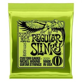 Ernie Ball 2221 Regular Slinky Nickel Wound .010 - .046 Lime Pack struny na elektrickou kytaru