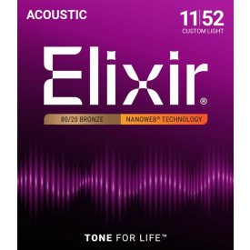 Elixir B-NW 11/52 Acoustic  Bronze