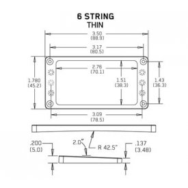 EMG Mount.Ring Arched nízký IV